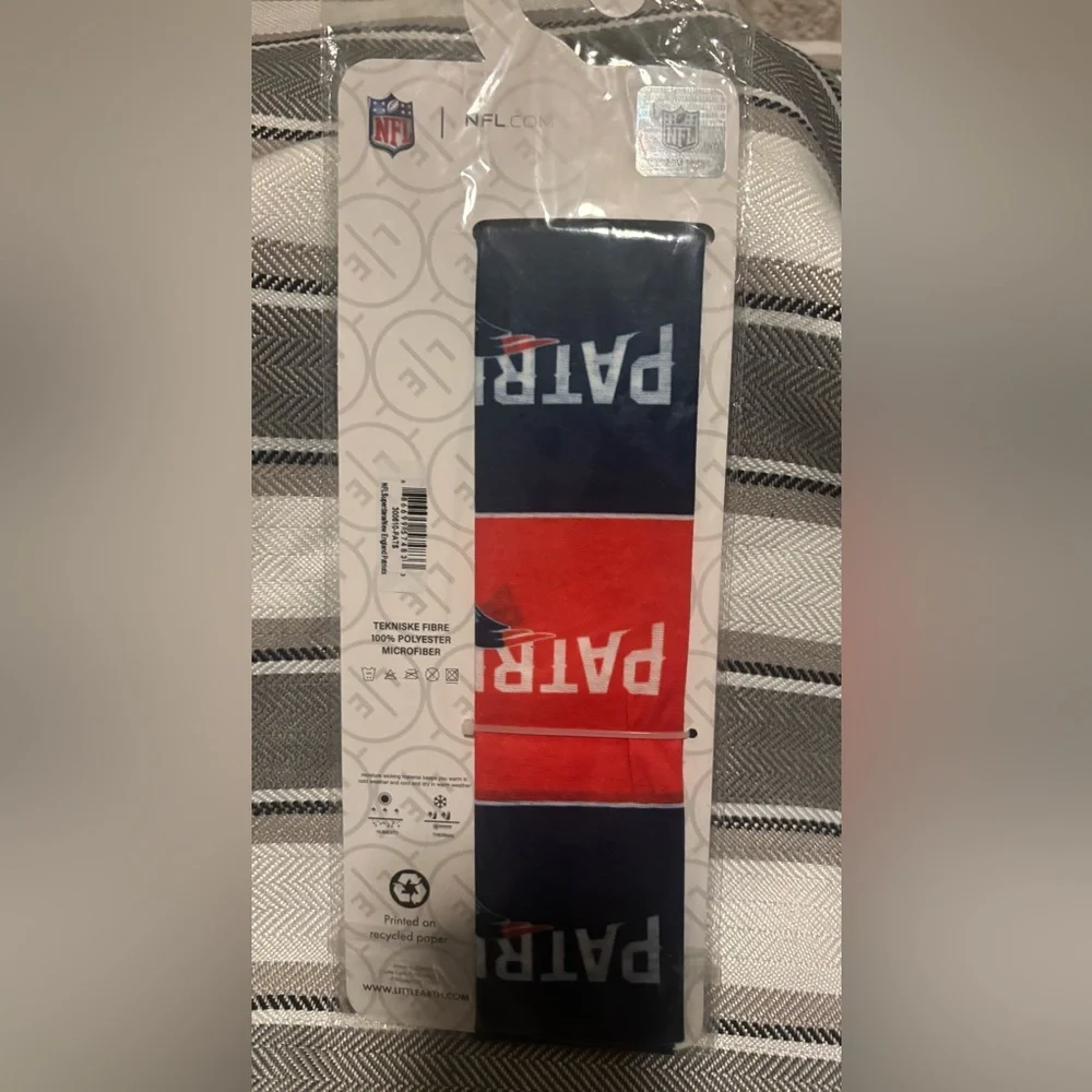 NFL Superdana Red and Blue Multifunctional Scarf New England Patriots New